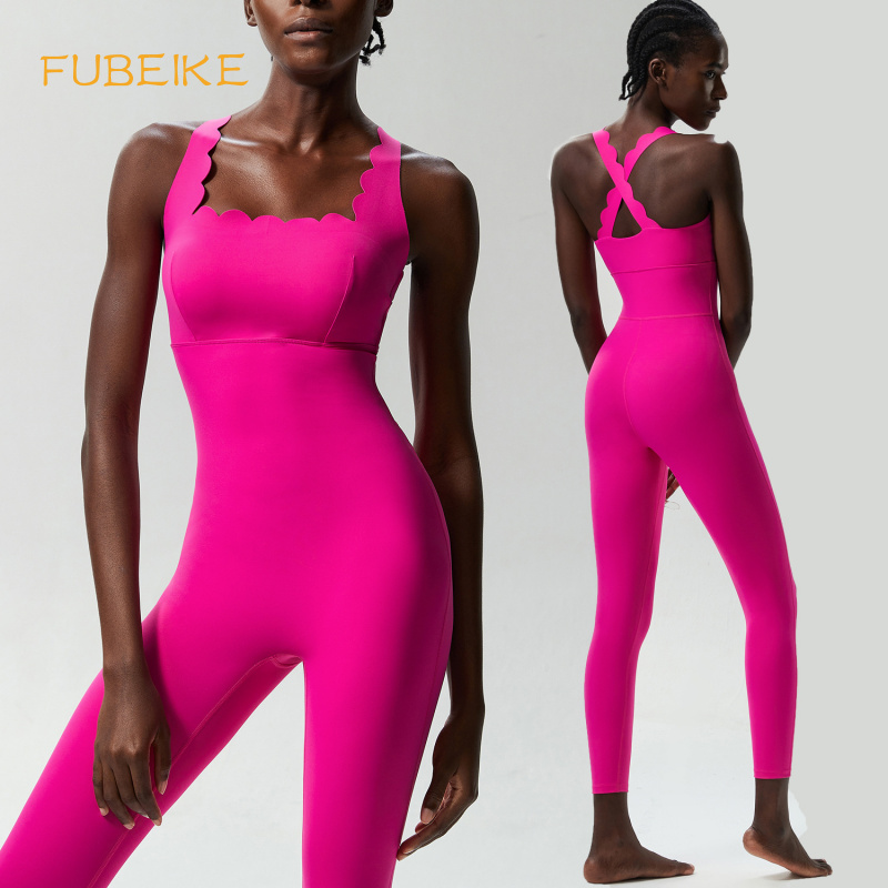 Running Gear For Women - FUBEIKE Small Wave Beauty Back Yoga