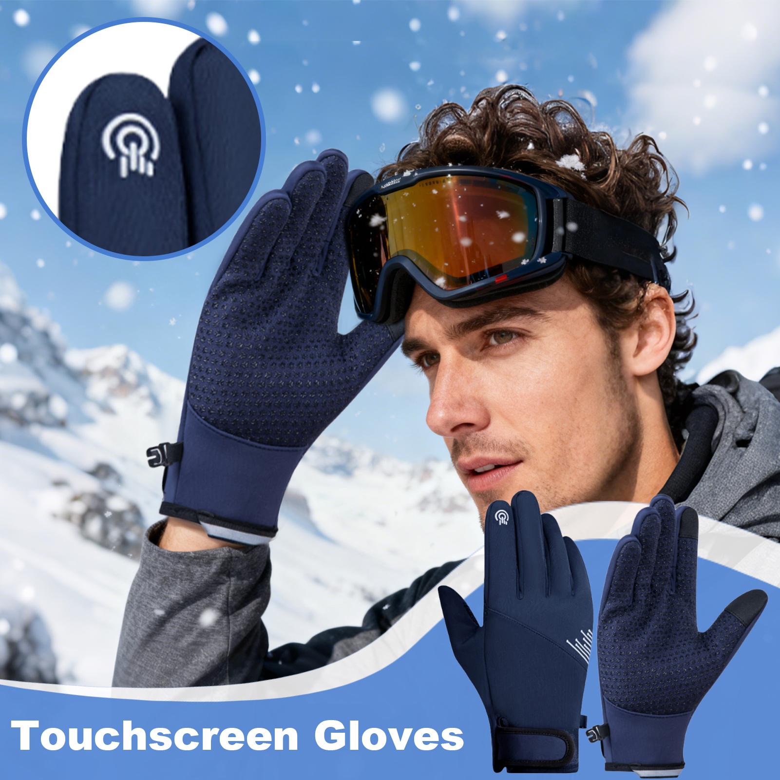 Running Gear For Cold Weather - Cold Weather Gloves, Windproof Thermal Touchscreen