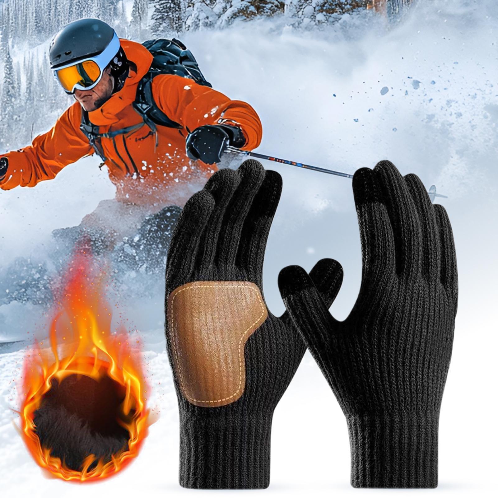 Running Gear For Cold Weather - USB Heated Gloves with Touchscreen, Winter