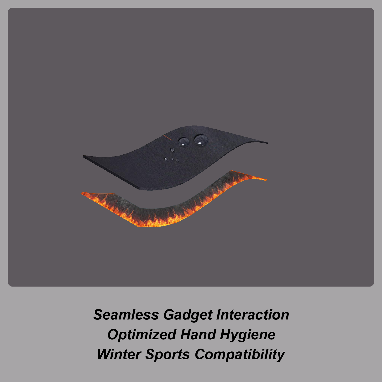 Running Gear For Cold Weather - Winter warm Gloves Windproof Touchscreen Cold