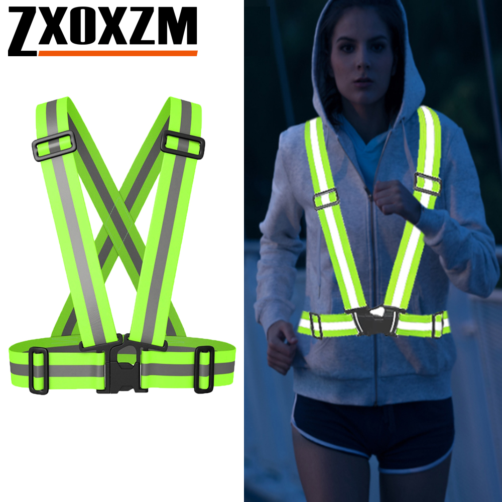 Running Gear Reflective - 1Pcs Night Running Vest High Visibility