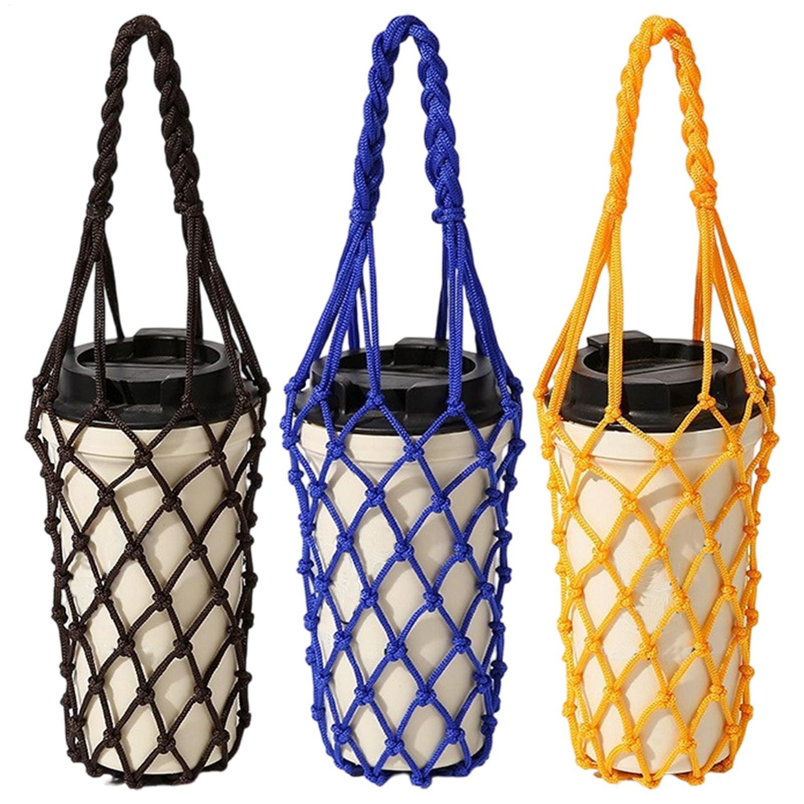 Running Cap Mesh - 1pcs Water Bottle Bag Crochet Mesh