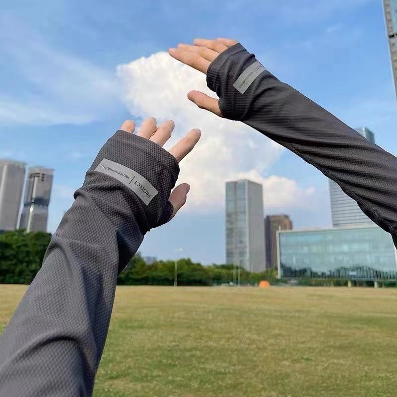 1Pair Unisex UV Cooling Sun Ar - Running Gear Outdoor ulasan dan harga