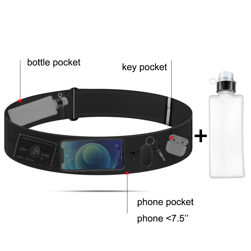 Running Belt Waist Bag with Wa - Running Gear To Hold Phone ulasan dan harga