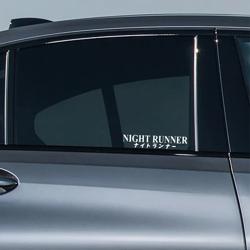 20x4CM Car Sticker NIGHT RUNNE - Runners Gear ulasan dan harga