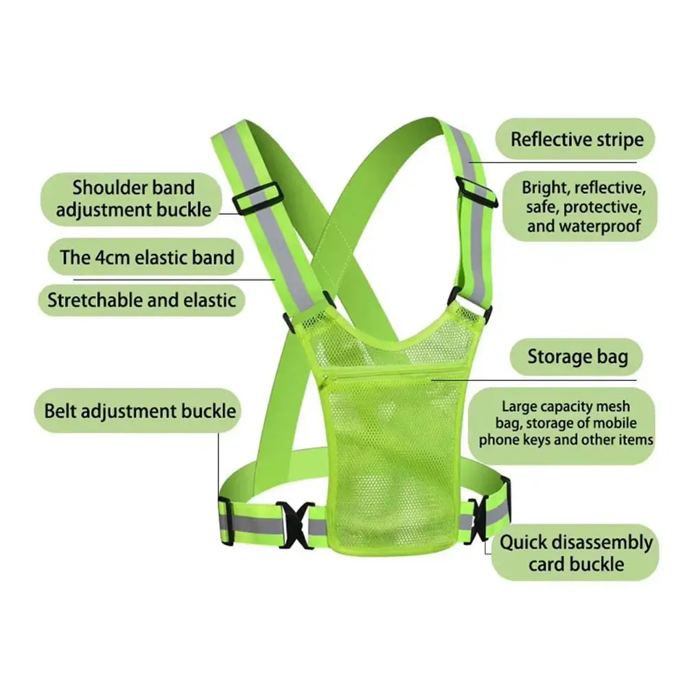 Reflective Safety Vests Lightw - Running Gear Reflective ulasan dan harga