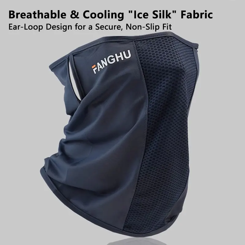 Mesh Breathable Ear Loop Face  - Running Cap Mesh ulasan dan harga
