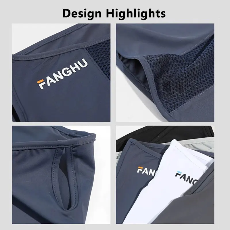 Mesh Breathable Ear Loop Face  - Running Cap Mesh ulasan dan harga