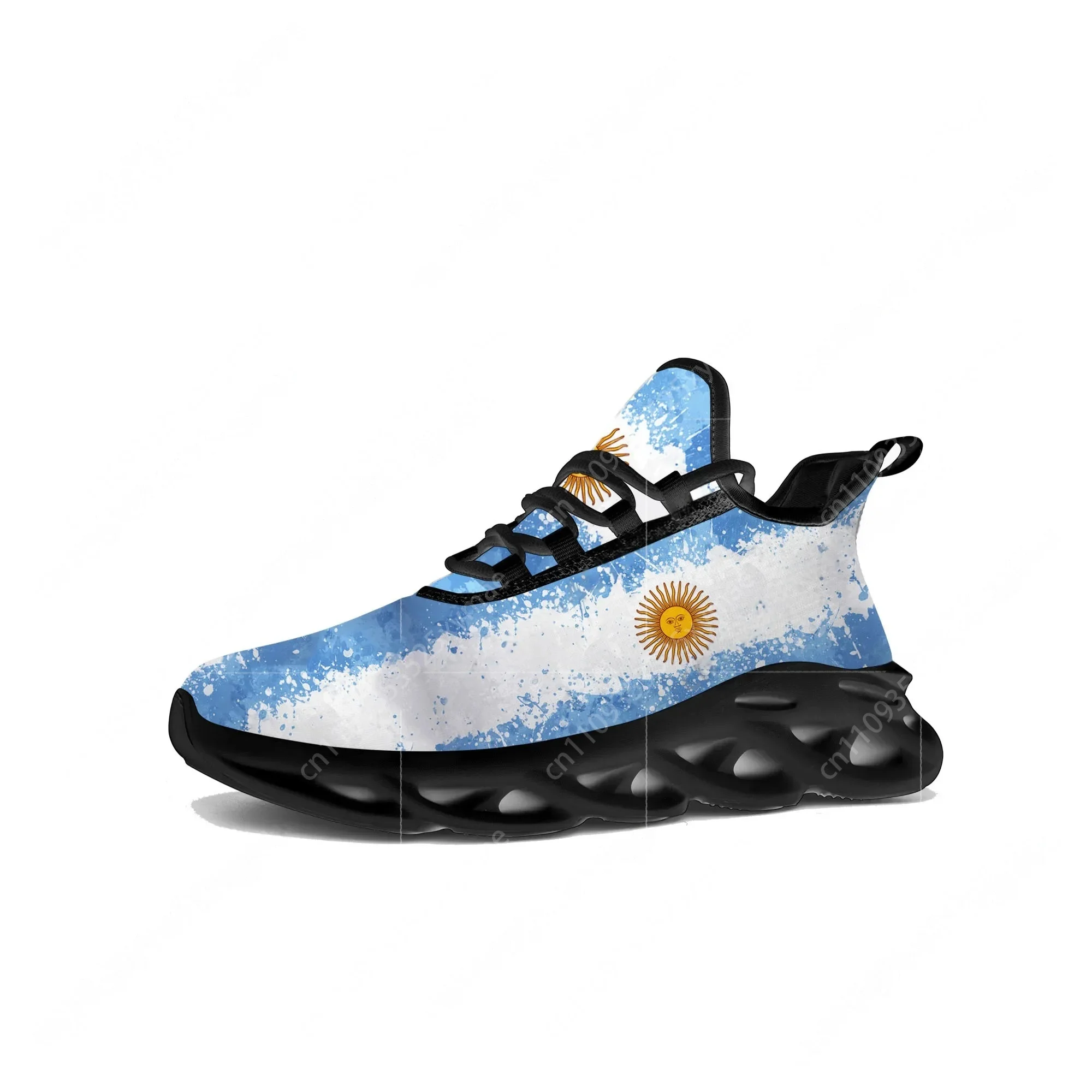 Argentine Flag Flats Sneakers  - Running Gear For Women ulasan dan harga