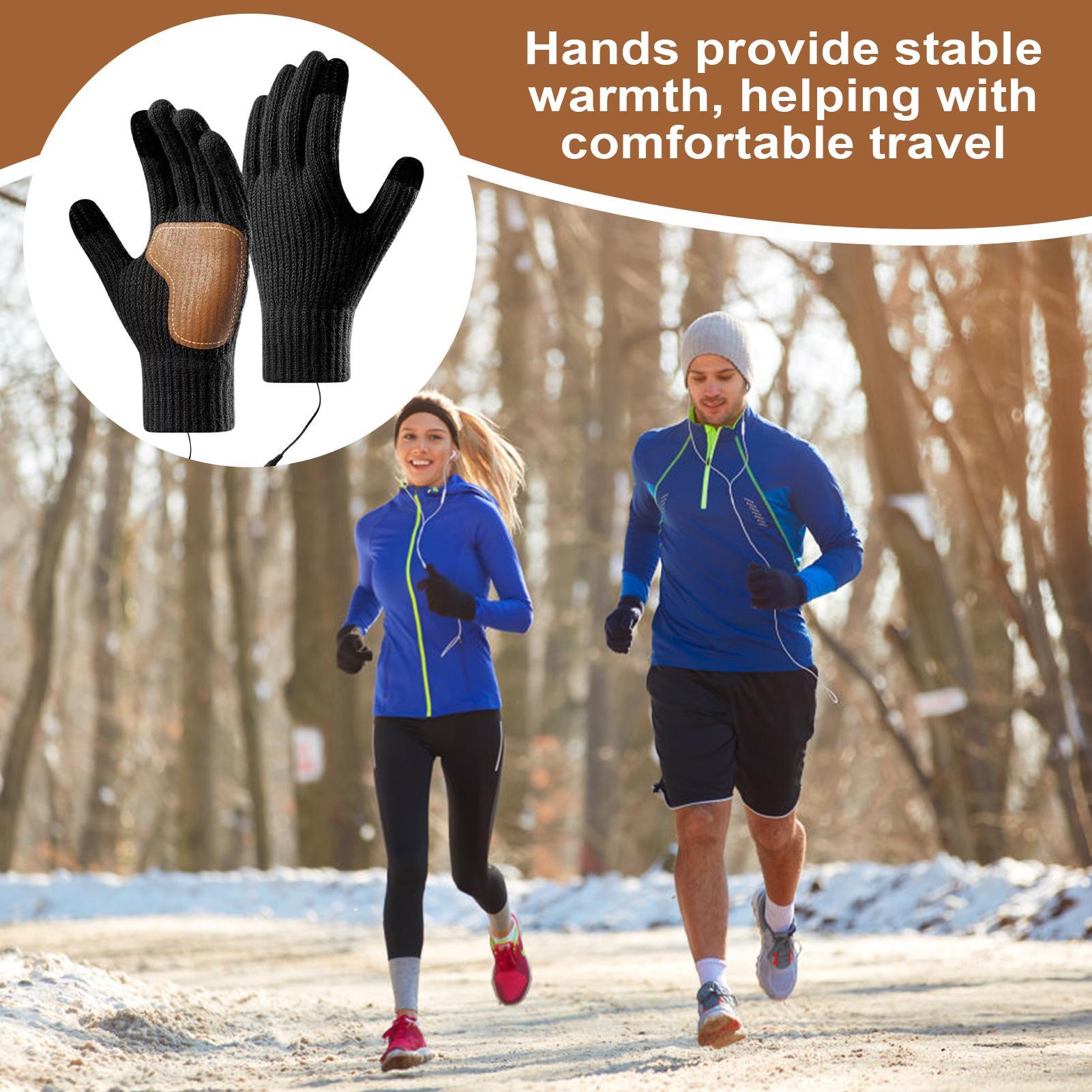USB Heated Gloves with Touchsc - Running Gear For Cold Weather ulasan dan harga
