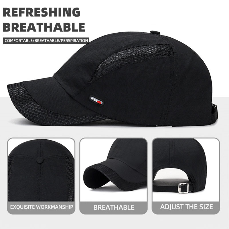 1PC Sun Protection Hat Breatha - Running Cap Mesh ulasan dan harga