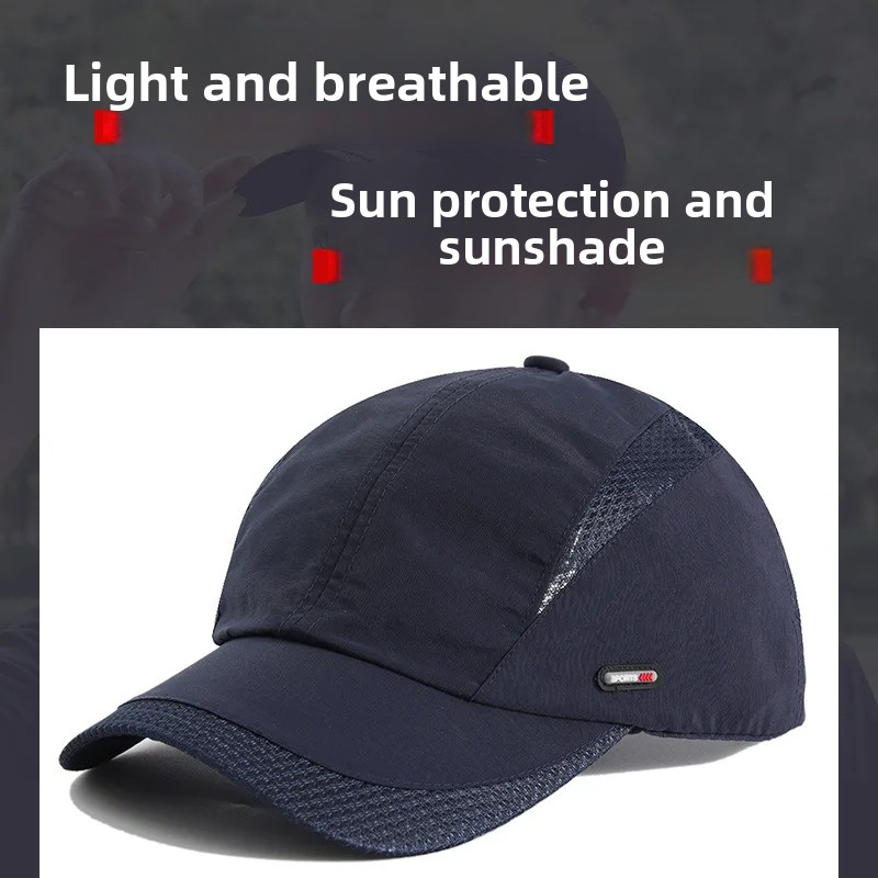 1PC Sun Protection Hat Breatha - Running Cap Mesh ulasan dan harga