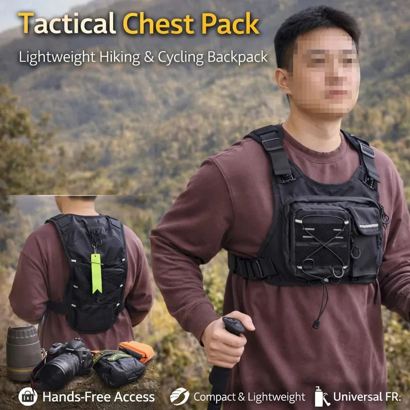 ​High-Quality Tactical Vest Ch - Running Gear Reflective ulasan dan harga