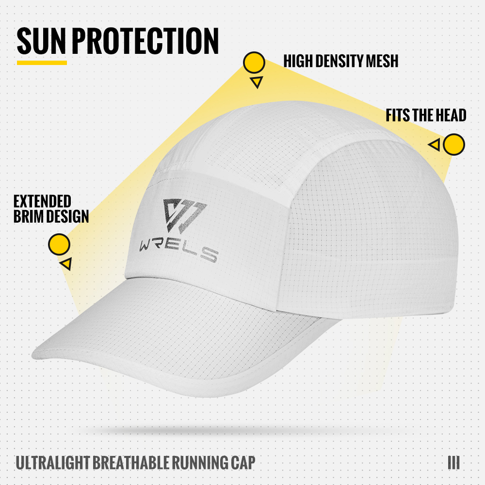 WRELS Running Cap Lightweight  - Running Cap Mesh ulasan dan harga