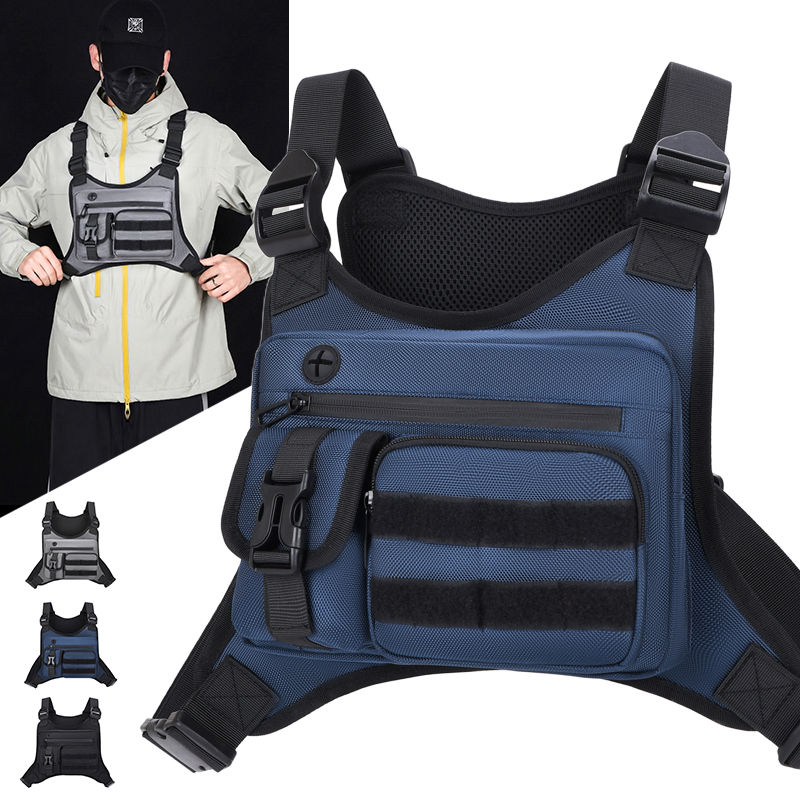 Tactical Chest Rig Bag Men Wat - Running Gear Outdoor ulasan dan harga