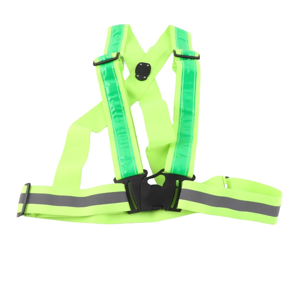 New Polyester LED Safety Vest  - Running Gear Reflective ulasan dan harga