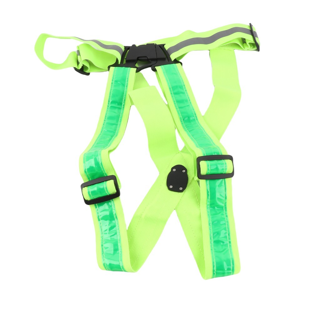 New Polyester LED Safety Vest  - Running Gear Reflective ulasan dan harga