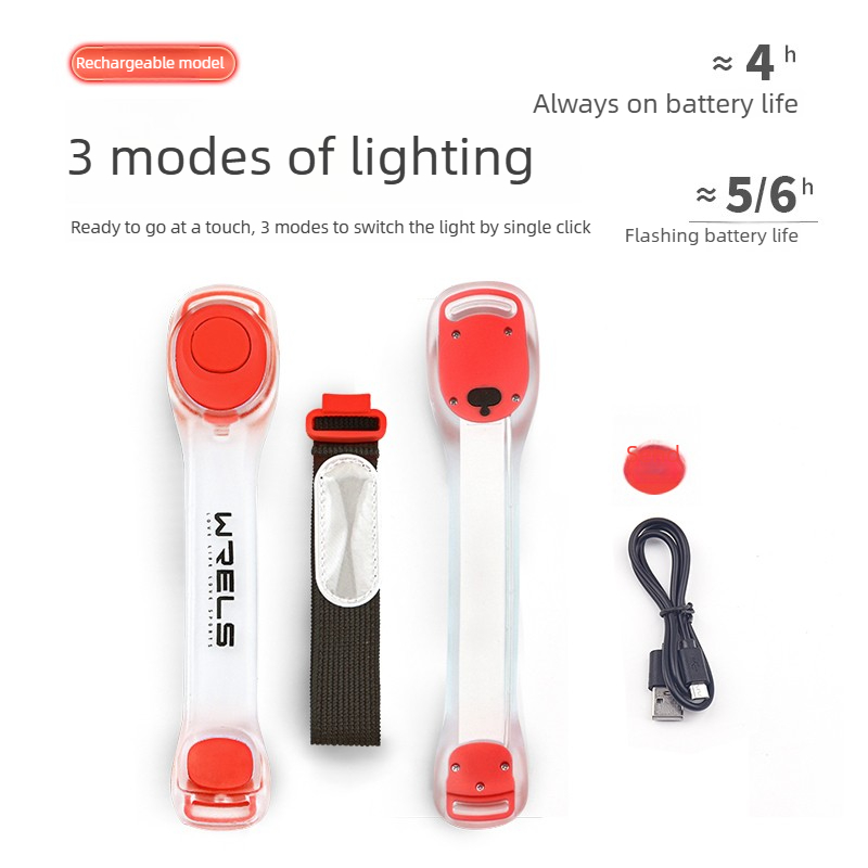 Rechargeable LED Light-Up Arm/ - Running Gear Outdoor ulasan dan harga