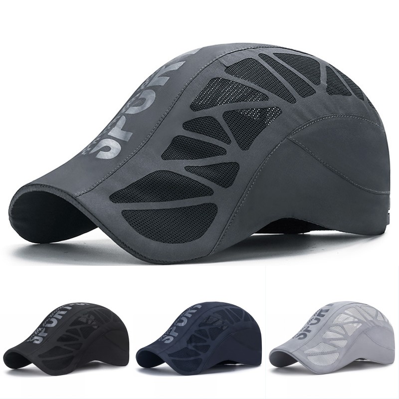 Summer Quick Dry Breathable Me - Running Cap Mesh ulasan dan harga