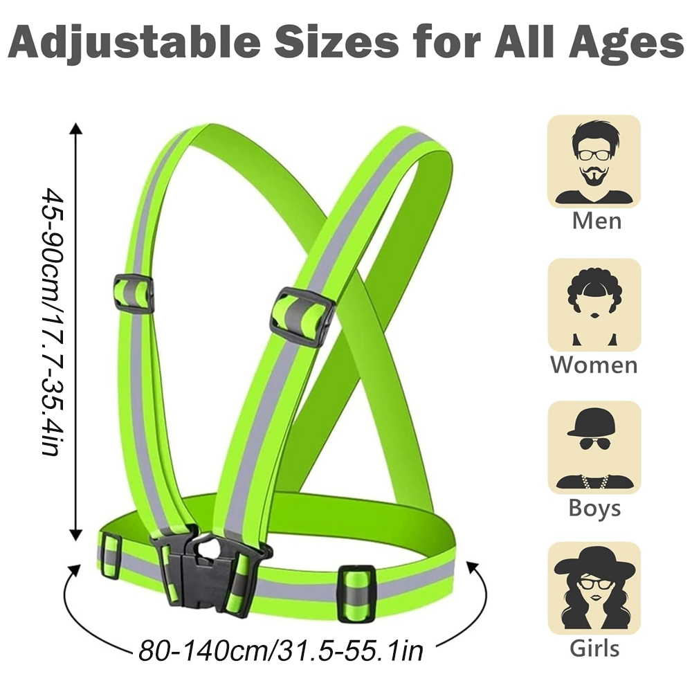 1Pcs Night Running Vest High V - Running Gear Reflective ulasan dan harga