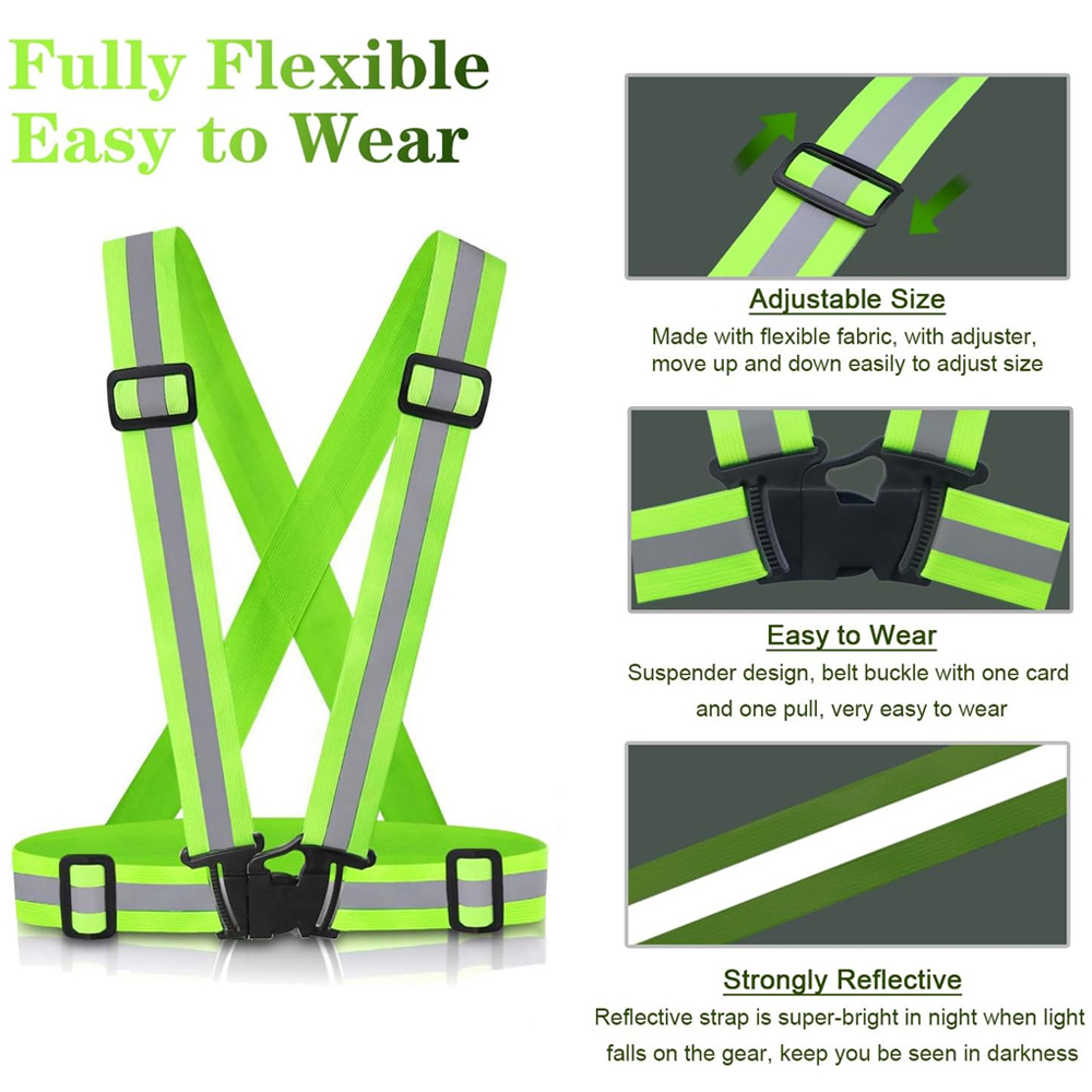 1Pcs Night Running Vest High V - Running Gear Reflective ulasan dan harga