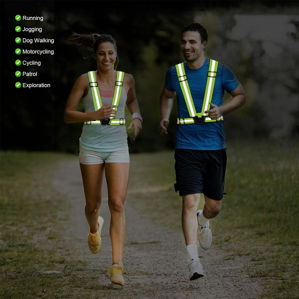 1Pcs Night Running Vest High V - Running Gear Reflective ulasan dan harga