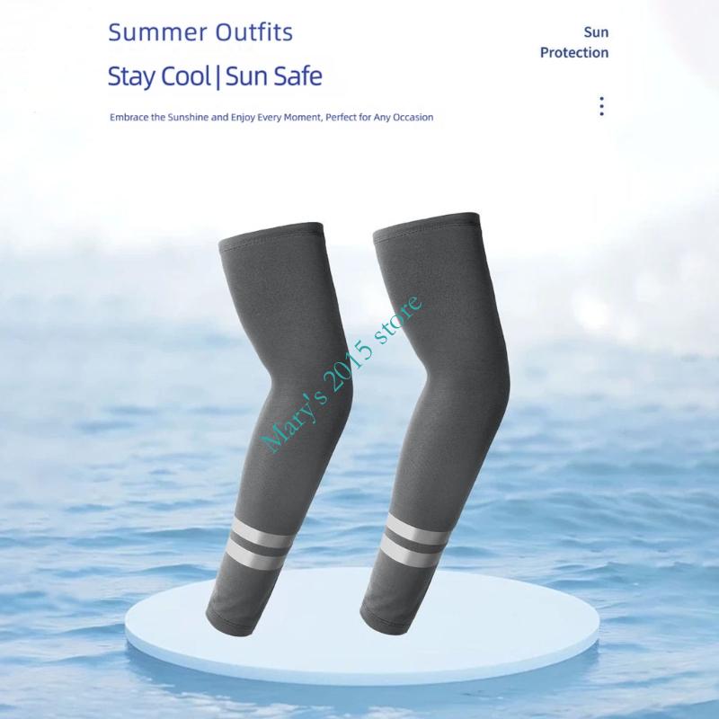 45cm Reflective Sun Arm Sleeve - Running Gear Outdoor ulasan dan harga