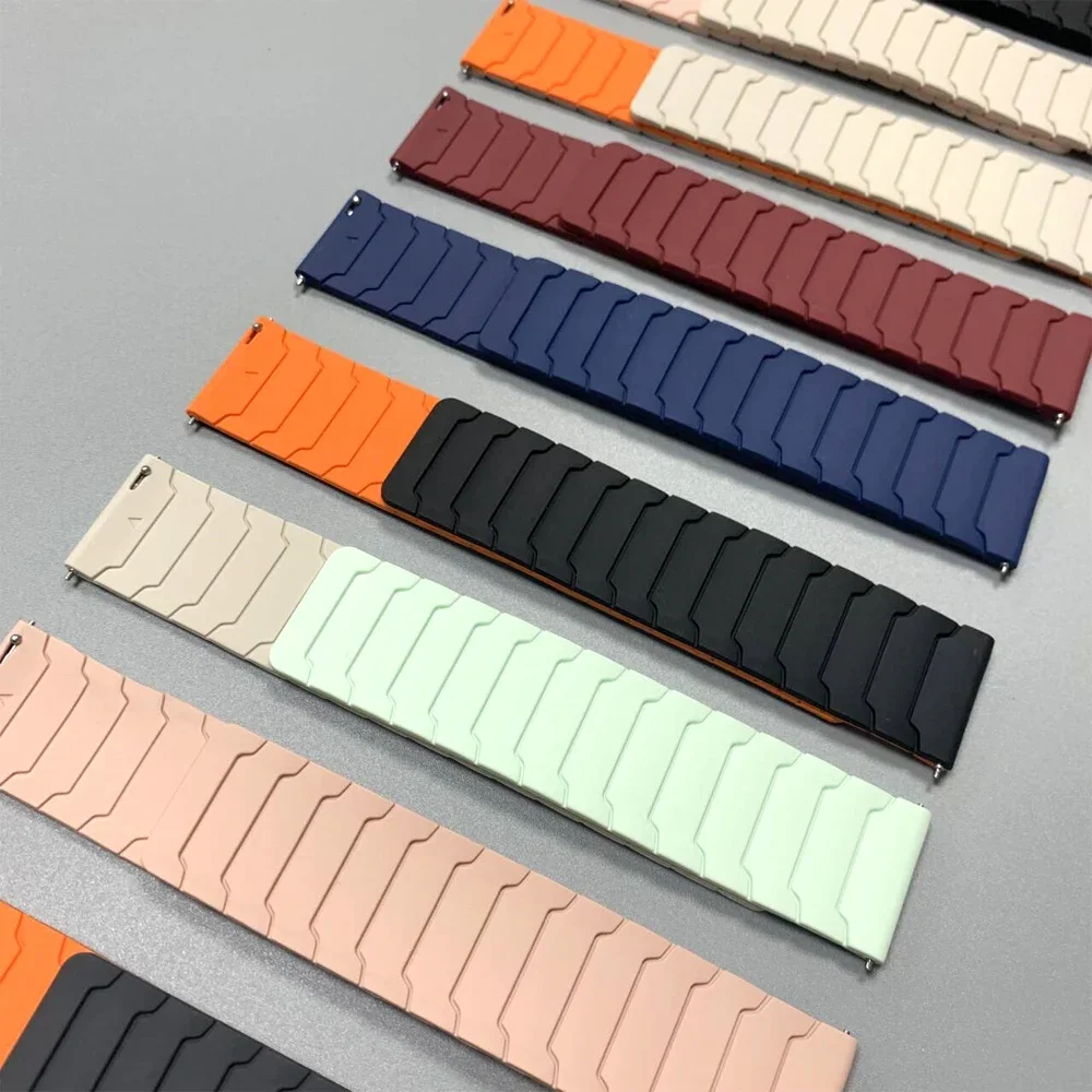 20mm 22mm Magnetic Silicone St - Runners Gear ulasan dan harga
