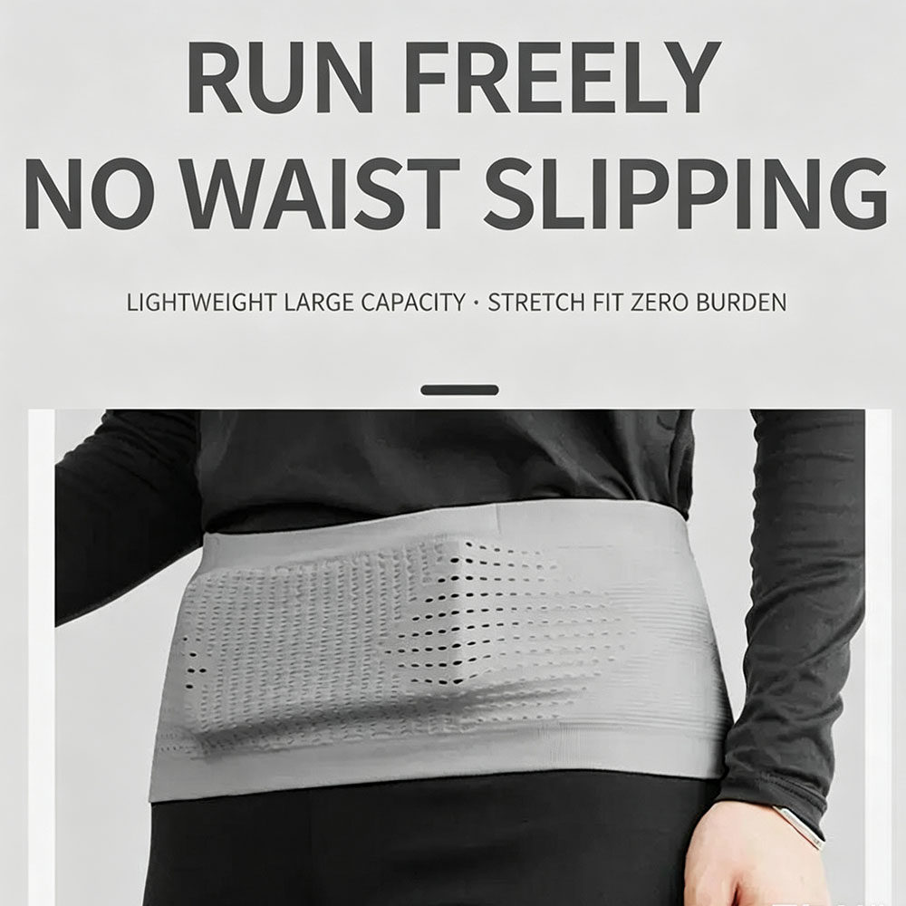 Running Waist Bag, High Elasti - Running Gear To Hold Phone ulasan dan harga