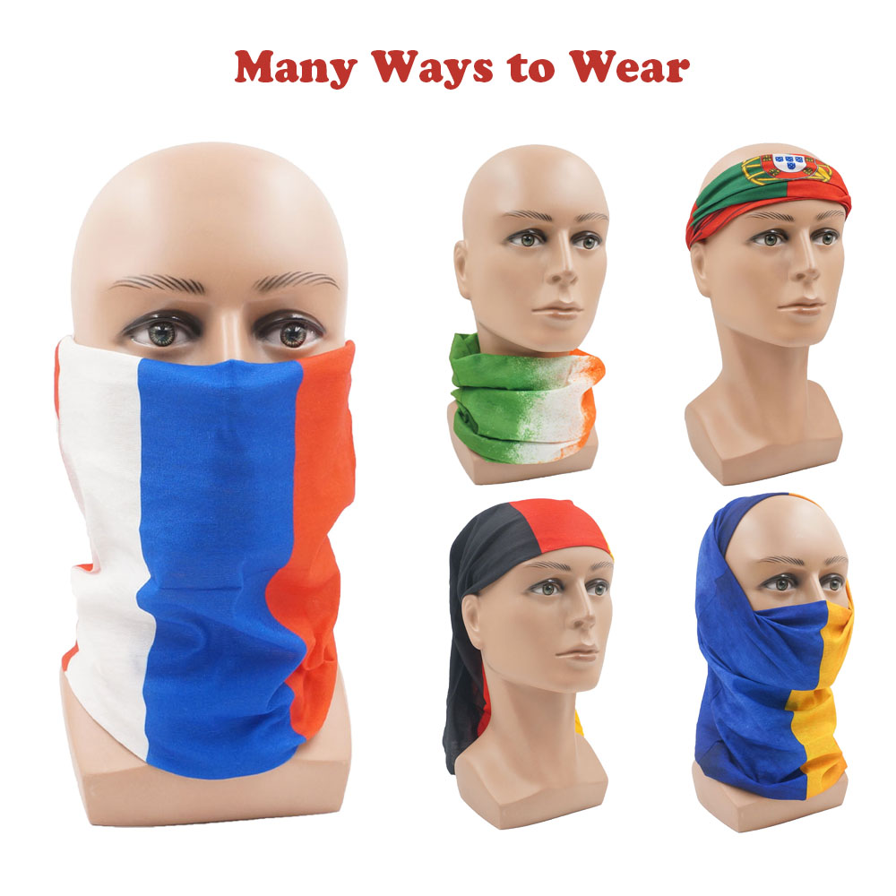European Countries Face & Neck - Running Gear Outdoor ulasan dan harga