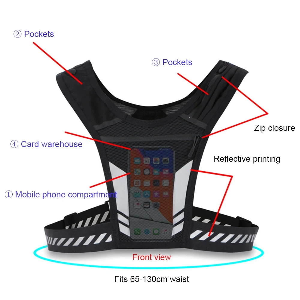 OSSOHH 1Pcs Running Vest, Ultr - Running Gear Reflective ulasan dan harga