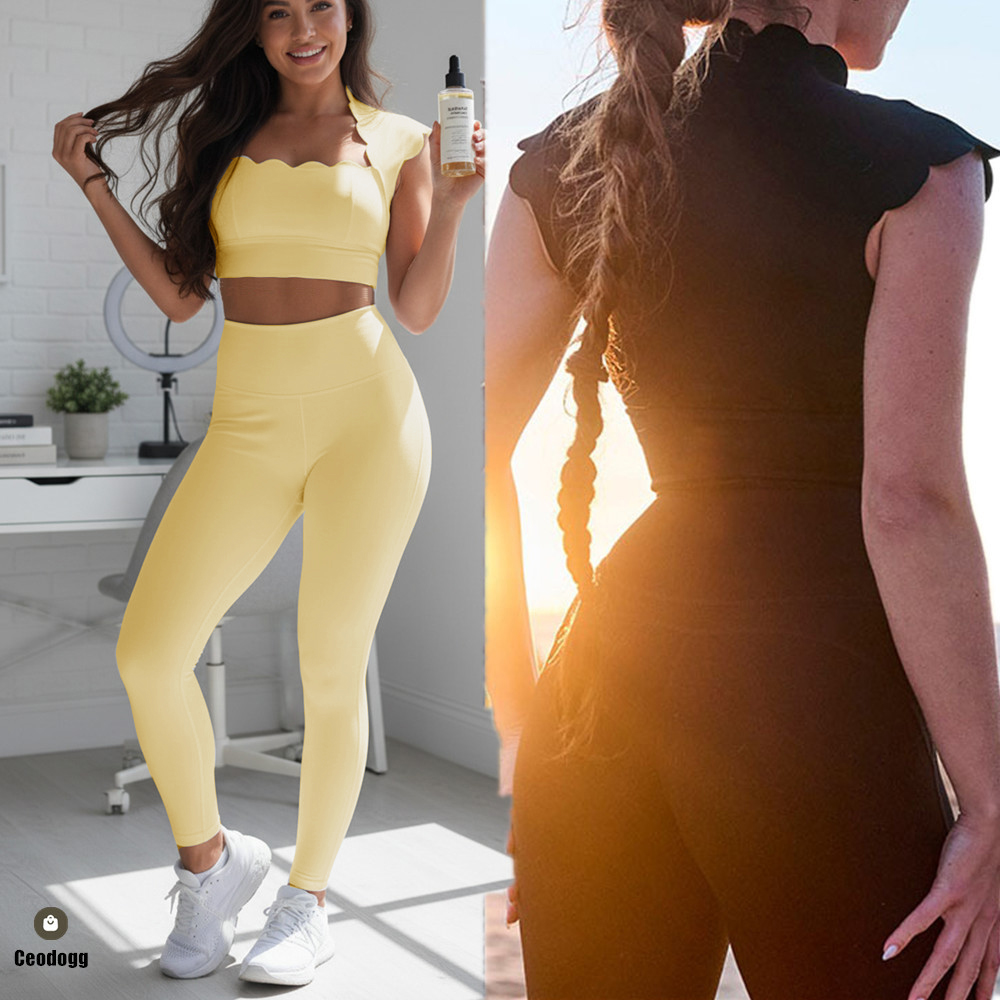 Pad Wavy Women Sports Vest Yog - Running Gear For Women ulasan dan harga
