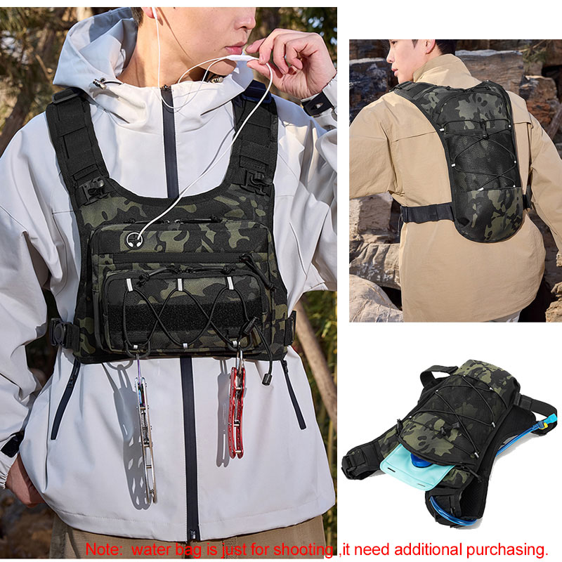 Tactical Bag Front Chest Rig V - Running Gear Reflective ulasan dan harga