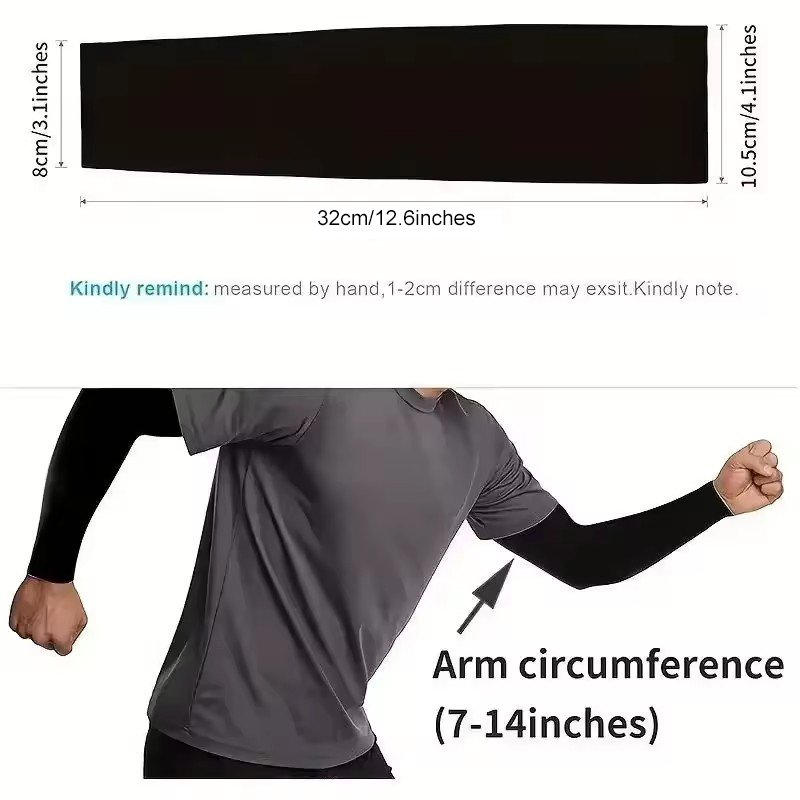 1 Pair of Arm Sleeves for Outd - Running Gear Outdoor ulasan dan harga