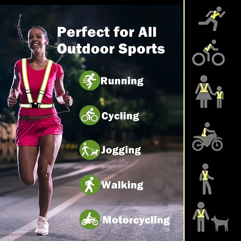 High Visibility Reflective Saf - Running Gear Reflective ulasan dan harga