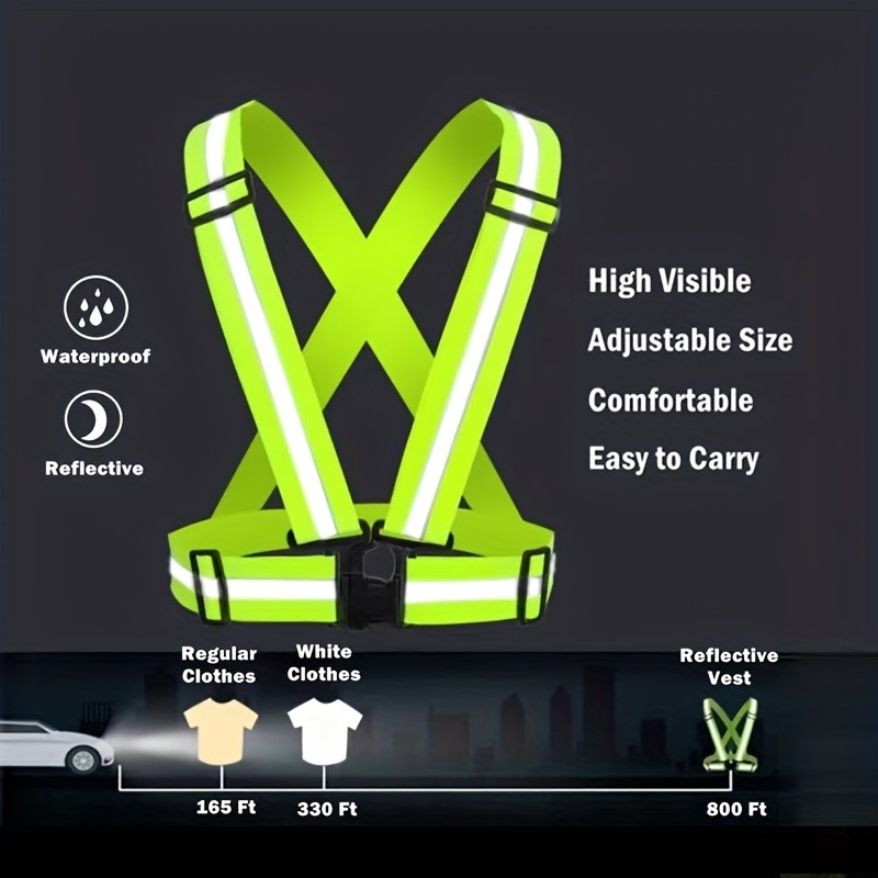 High Visibility Reflective Saf - Running Gear Reflective ulasan dan harga
