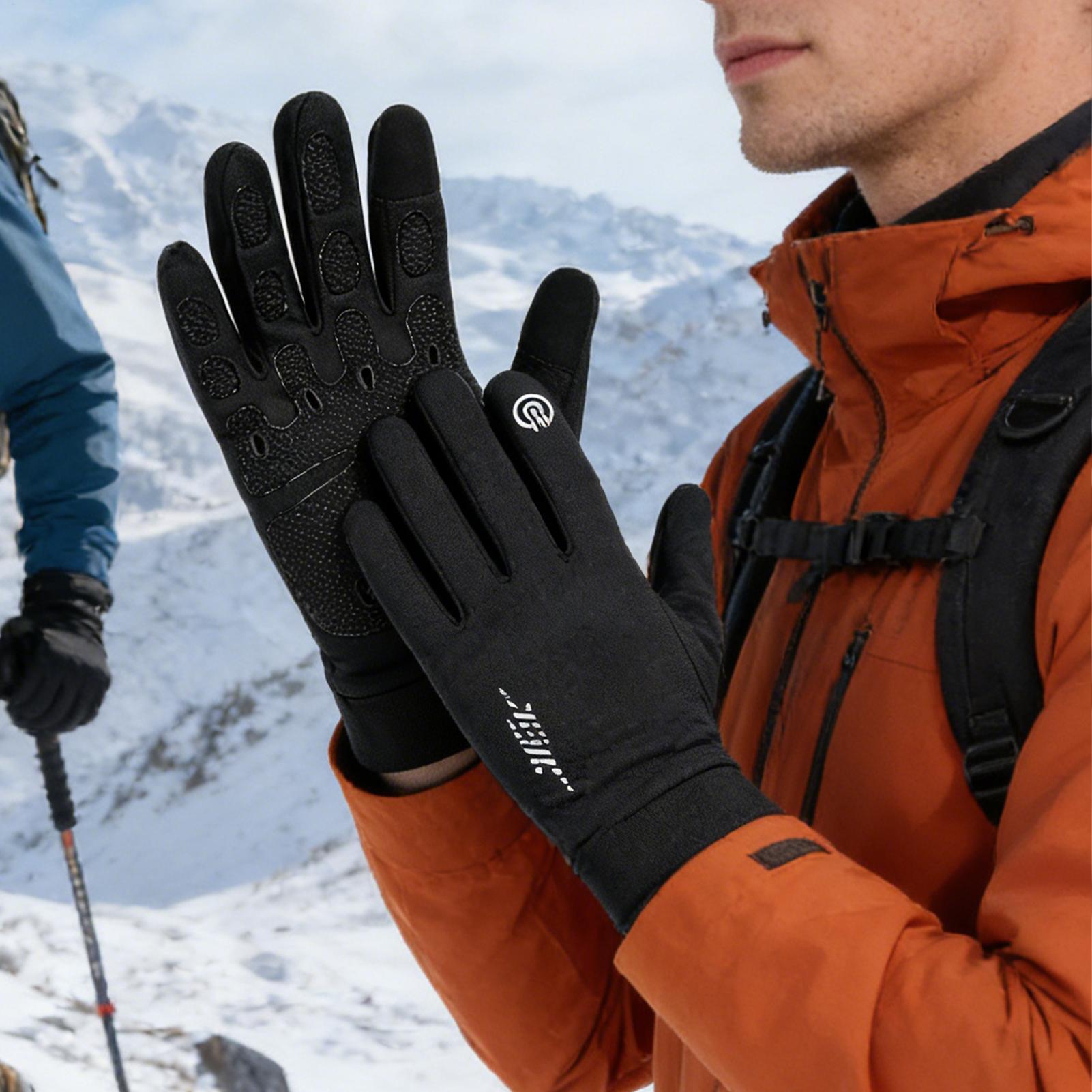Warm Cycling Gloves Full Finge - Running Gear For Cold Weather ulasan dan harga