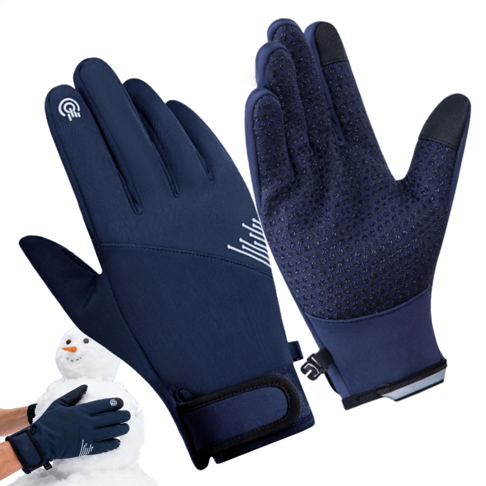 1 pair Winter Gloves Windproof - Running Gear For Cold Weather ulasan dan harga