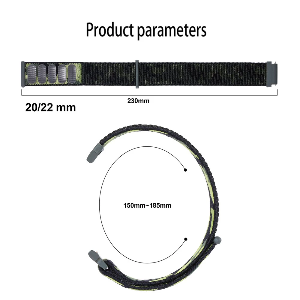 20mm 22mm Nylon Loop Strap For - Runners Gear ulasan dan harga